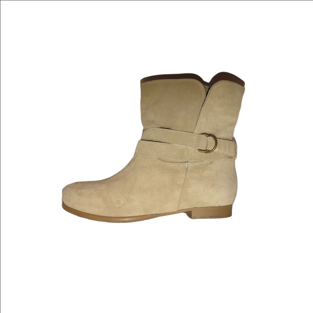 Garnet Hill Allesandra Suede Boots Size 7.5